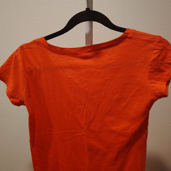 Miami Beach Women's Pink V-Neck Short Sleeve T-Shirt Size Large Cotton Polyester - Picture 9 of 11